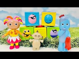 Toys Learning Videos IN THE NIGHT GARDEN Spinning Blocks Happy Sad Faces