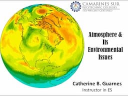 Atmosphere: Its Layer, Composition, Pollutants & Environmental Issues