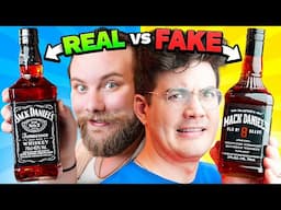 We Tried REAL vs. KNOCK-OFF Alcohol