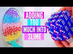 Adding TOO MUCH Ingredients Into SLIME 🎨