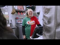 Donna Kelce took over the Raising Cane’s Drive Thru before the big rivalry game