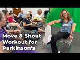 Move & Shout Workout for Parkinson's with Live Audience