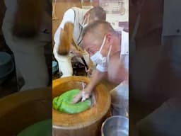 高速餅つき 中谷堂 Fastest mochi pounding 奈良グルメ よもぎ餅 Ricecake