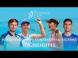 Elise Mertens & David Goffin vs Rebeka Masarova & Carlos Alcaraz (Belgium vs Spain) Hopman Cup 2023