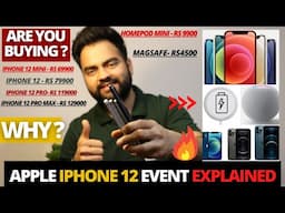 Apple iphone 12 event explained, iPhone 12 mini, 12, 12 Pro, 12 Pro max, homepod mini, MagSafe🔥🍎