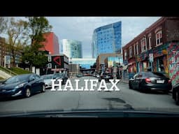 Halifax, Nova Scotia, Canada. Driving around the downtown area area