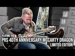 De PRS Private Stock 40th Anniversary McCarty Dragon: Een Meesterwerk in Detail!