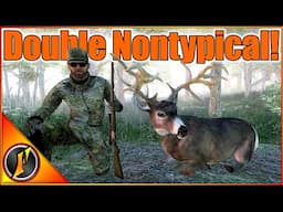 2X NONTYPICALS! | First Day of Gun Season Hunt in theHunter Classic!