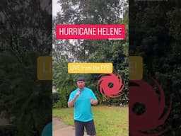 LIVE from the EYE! #hurricanehelene #hurricane #storm #wind #tallahassee #mrgregshowto