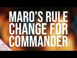 Maro's Controversial Commander Rule Change Idea – Will It Happen?