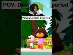 POV: Dora Gets Deported 😂 #funny #memes #comedy #cartoon #shorts