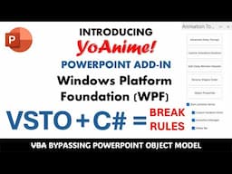 Introducing YoAnime PowerPoint Add in: Taking Manipulation to Next Level