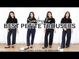 Which Brand Makes The *BEST PETITE TROUSERS*?! Testing 9 different styles to find the best one!