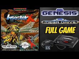 Insector X [SEGA GENESIS/MEGA DRIVE] Gameplay Walkthrough FULL GAME [4K60ᶠᵖˢ🔴]