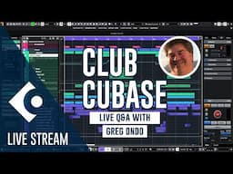 October 29 2024 Club Cubase Live Stream