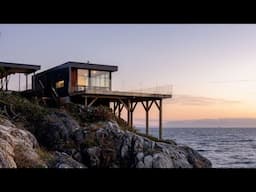 INSIDE Stunning Off-Grid Container Home on the Pacific Ocean