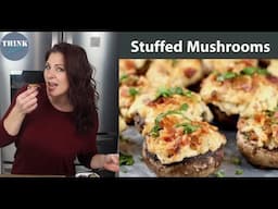 Low Carb And Keto Appetizer - Bacon And Cheese Stuffed Mushrooms (Very Quick And Easy!)