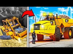 ABANDONED in GTA 5 for YEARS! Restoring an Old Dump Truck... It's HUGE!