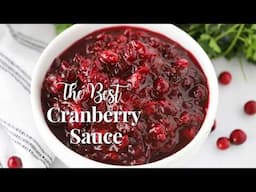 How to make Cranberry Orange Sauce Recipe | Homemade Cranberry Sauce with Fresh Cranberries