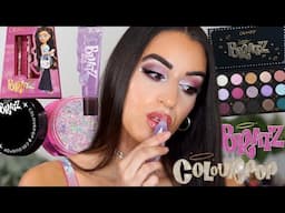 LETS TURN INTO A BRATZ DOLL!! COLOURPOP x BRATZ MAKEUP COLLECTION TUTORIAL