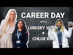 Lindsey Vonn's Virtual Career Day with Olympic Snowboard Champion Chloe Kim