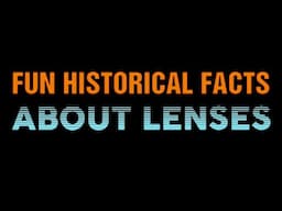 Fun facts about lenses!! (Giveaway Winner Announced!!)