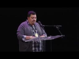 Josh Galarza at the 2024 National Book Awards Finalist Reading