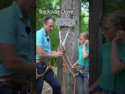 Backside Clove Technique for Rappel Transition #climbing #rappelling #rockclimbing