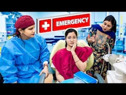 Emergency Mein Hospital 🏥 | Jinni Ko Kya Hua? 😮 | Cute Sisters