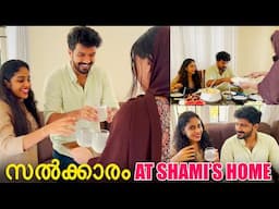 വിരുന്ന് SALKKARAM AFTER WEDDING ❤️| ഷാമിന്റെ വീട്ടിൽ വിരുന്ന് 😍 | PULLOTHI