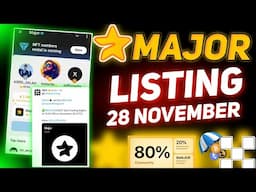 Major Listing 28 November || Major Listing Date | Major Listing OKX | Major Airdrop