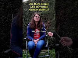 Are there people who only speak German dialects?