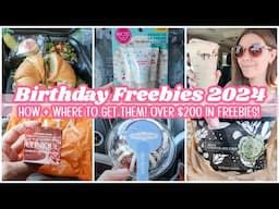 BIRTHDAY FREEBIES 2024 | HOW + WHERE TO GET FREE STUFF ON YOUR BIRTHDAY! Shop With Me!