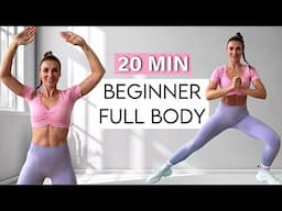 20 MIN BEGINNER FULL BODY￼ Workout - No Equipment / No Jumping / Low Impact Home Workout