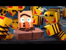 VILLAGER NEWS: BEES (MINECRAFT ANIMATION) #shorts