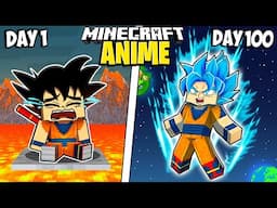 I Survived 1000 Days as ANIME in Minecraft