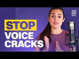 WHY does my voice CRACK when singing? How to stop!