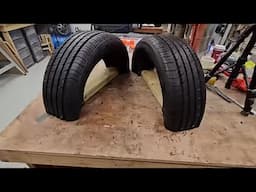 $1000 Lamborghini URUS TIRE to Melted Chair