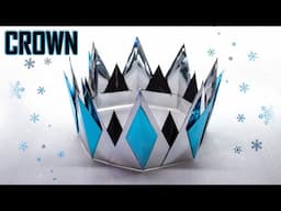 How to Make a Simple Snow Queen CROWN with Foil Paper