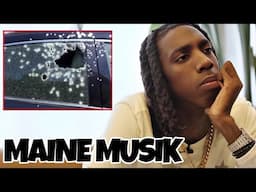 Maine Musik on his car getting shot up 37 times on the highway.. how he survived!