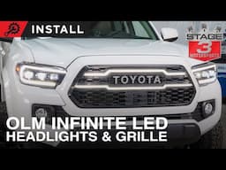 Upgrade Your 2016-2023 Toyota Tacoma with OLM Infinite Series Headlights & DRL Grille Bundle