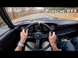 1988 Porsche 911 Carrera Fall Drive - My Air Cooled Happy Place (POV Binaural Audio)