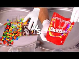 M&M's VS Skittles The SWEETEST Showdown (ASMR)