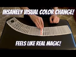 THE BEST COLOR CHANGE EVER! VISUAL Card Trick Performance/Tutorial