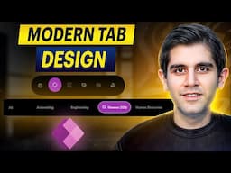 Power Apps Modern Tab Design Tutorial | Responsive