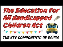 Education for All Handicapped Children Act PL 94  142