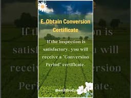 Easy Steps for Farmland Certification!  #organicfarmers #organicsoil #agriculture #organicfood