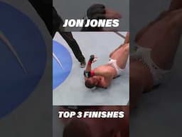 Jon Jones Top 3 UFC Finishes #shorts #mma