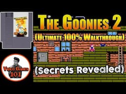 Goonies 2 NES Walkthrough | 100% Guide | Video Games 101