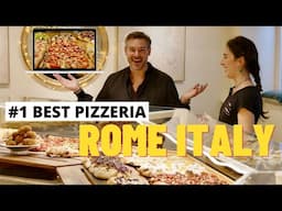 #1 BEST PIZZERIA IN ROME ITALY!!! | Italy Travel Vlog